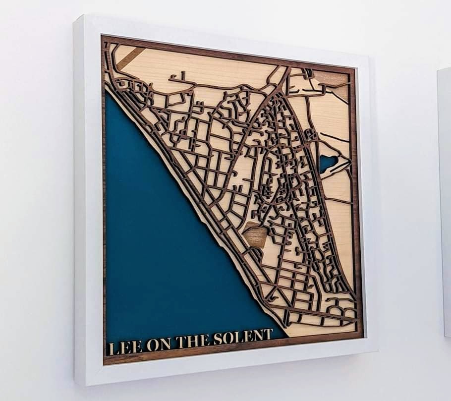 Lee on the Solent Map