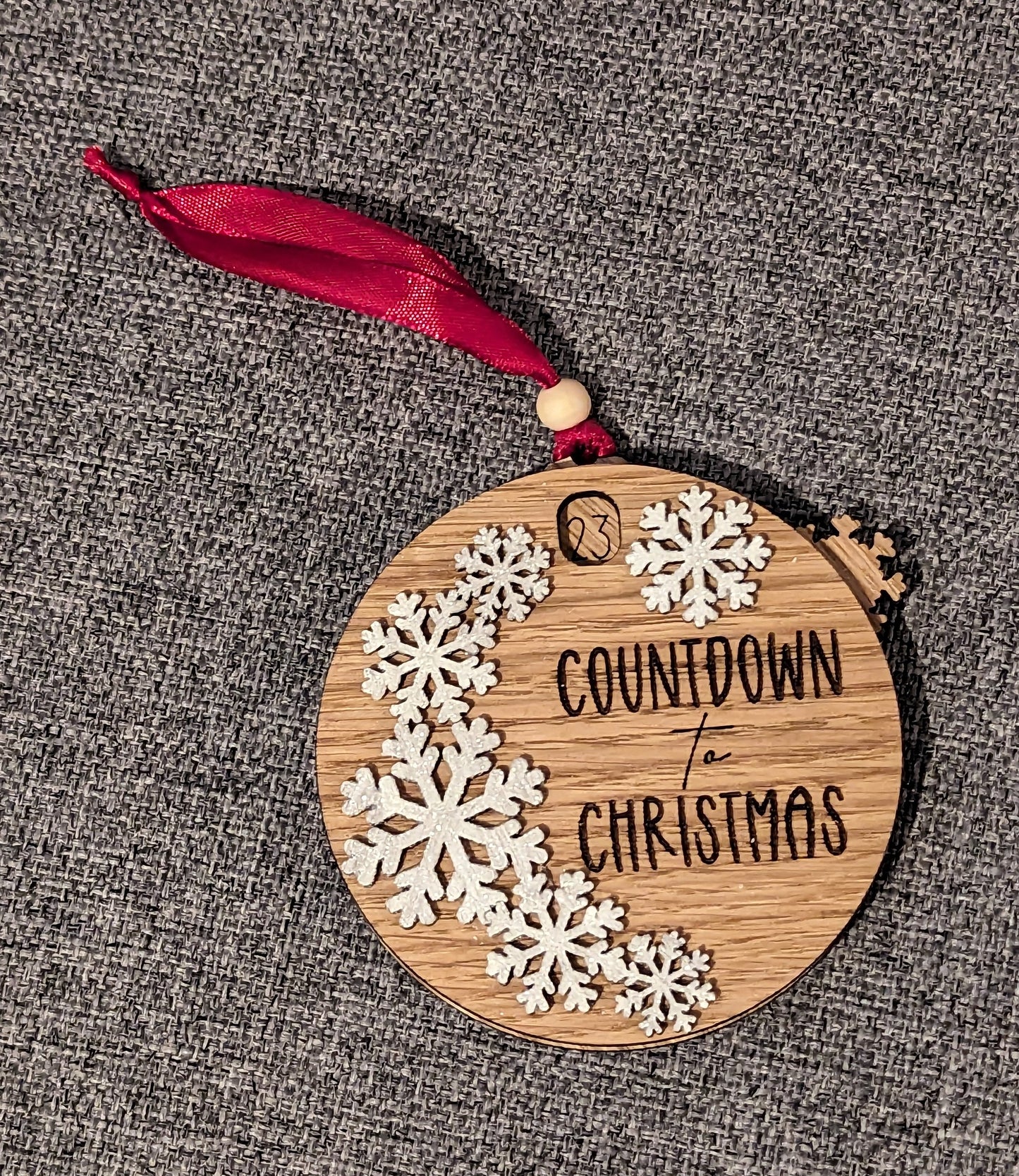 Christmas Countdown tree decoration