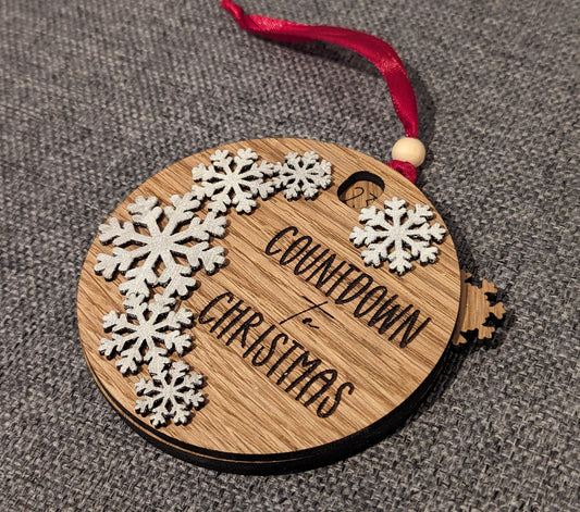 Christmas Countdown tree decoration