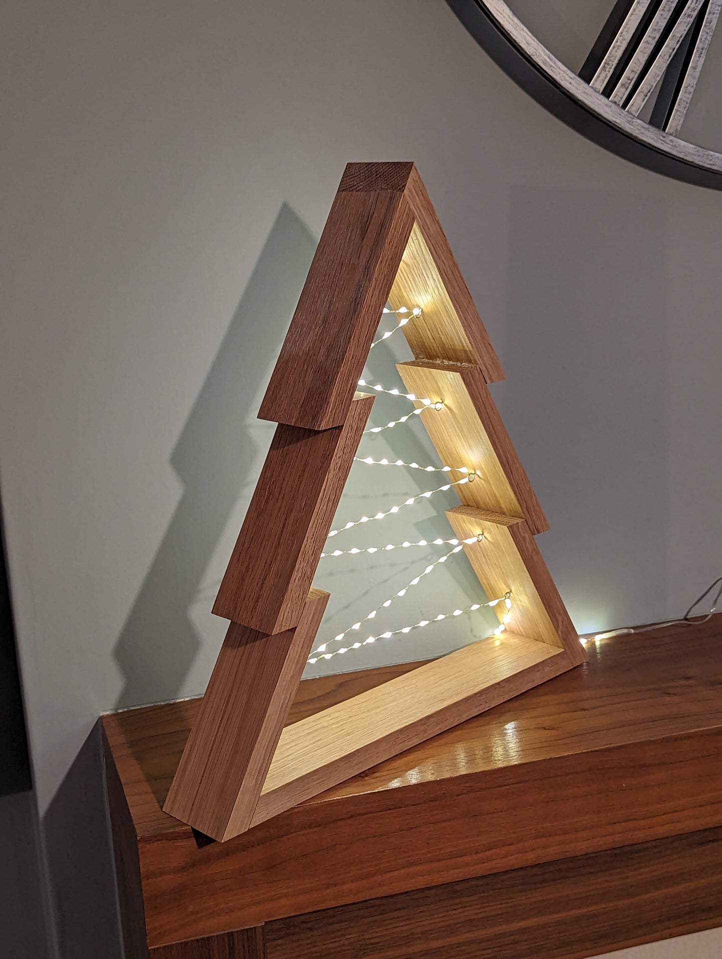 Solid Oak Christmas Tree