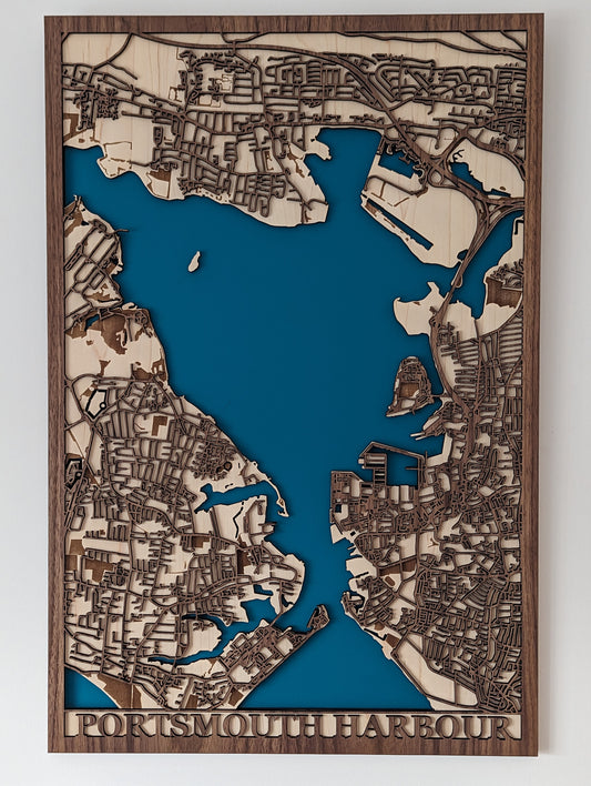 Portsmouth Harbour map