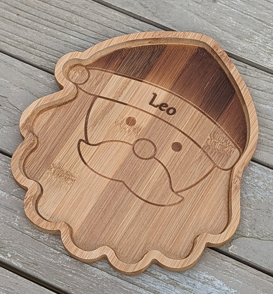 Personalised Bamboo Baby Christmas Plate